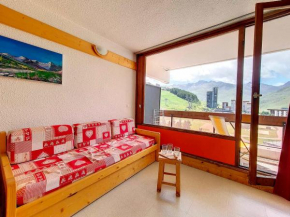 Studio lumineux avec balcon Sud, ski aux pieds, 24 m², 4 pers., parking gratuit - FR-1-344-945